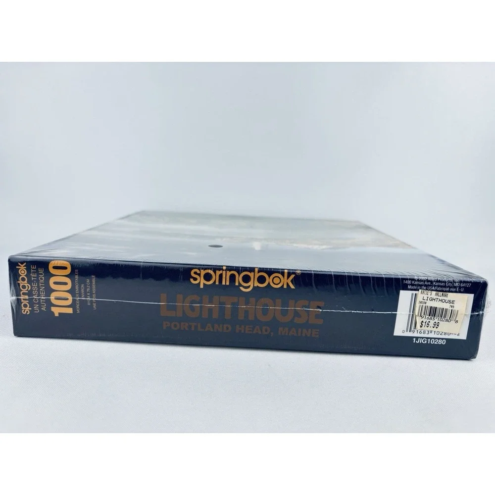 Springbok‎ Jigsaw Puzzle 1000 Pieces Lighthouse Portland Head, Maine - Sealed